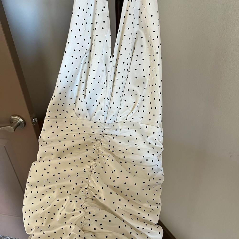 Zara black and white dress